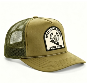 หมวกแก๊ปทรงทรัคเกอร์แบบกำหนดเอง หมวกเบสบอลปักโลโก้ หมวกแก๊ปแบบ snapback หมวกแก๊ปทรง Dad Cap หมวกกันแดดปรับได้ หมวกตาข่ายระบายอากาศสำหรับกีฬากลางแจ้ง - Product Image 2