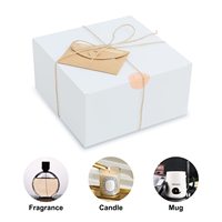 Vente en gros de petites boîtes d'emballage en papier faites à la main avec logo personnalisé boîtes-cadeaux de mariage pour invités