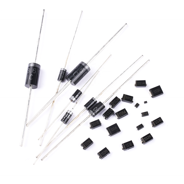Schottky rectifier diode 1N5819/1N5822/SR160/SR360/SR540/SR2100/SR3100/SR5100 SOD-123/SOD-523/SOD-323 in-line/SMD