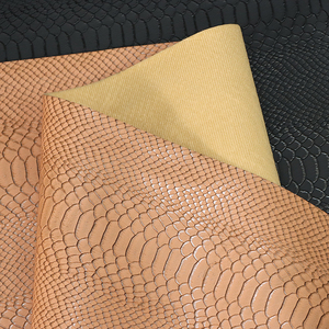 New Chất Liệu Da Cá Sấu Rắn Hai Tone Động Vật PU Da Nhân Tạo Vải Cho Tường Trang Trí Giày Túi Xách Gói - Product Image 3