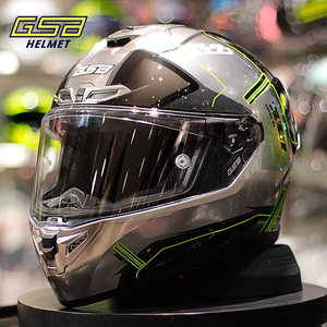 หมวกกันน็อคสำหรับแข่งรถมอเตอร์ไซค์แบบเต็มใบ GSB361สำหรับผู้ชายและผู้หญิงสภาพใหม่ ABS ปลอดภัยทุกฤดูสำหรับการแข่งและการขี่ม้า - Product Image 1