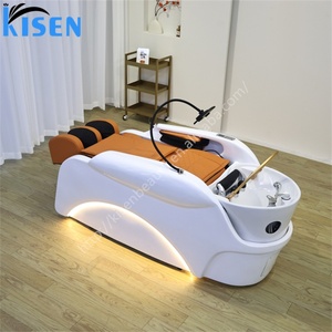 Luxury Electric Spa Head Water Therapy Shampoo <b>Bed</b> Hair Washing Massage Chair Shampoo <b>Bed</b> With Bowl Steamer - Product Image 5