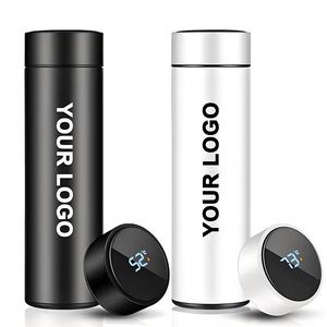Promotion Business Gift Logo Printed Custom Water Smart Digital Temperature Bottle - Product Image 1