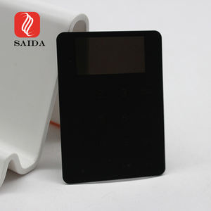 Vidrio templado cortado a medida 3mm cuadrado térmico con borde negro para aplicaciones médicas - Product Image 1