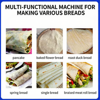 Presse à tortillas commerciale automatique, chauffage double face, équipement multifonctionnel pour la fabrication de crêpes