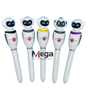 Mega Nieuwe Promotie Items Logo Aanpassen Creatieve Transformator Robotpen Robot Pennen