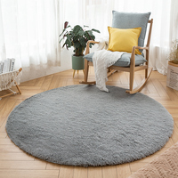 Tapis en polaire rose pour le salon, la chambre à coucher, tapis moelleux, tapis en fourrure synthétique, tapis et carpettes pour la chambre, peluche