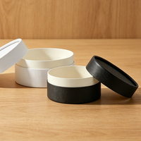 Contenant cylindrique écologique personnalisé pour cheesecake basque, emballage individuel pour gâteaux, biscuits, tube en carton