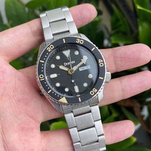 Montre Seikos 5 pour homme, luxe, acier inoxydable, étanche, lumineuse, sportive, mécanique, <span class=keywords><strong>mouvement</strong></span> <span class=keywords><strong>4R36</strong></span>, cristal saphir - Product Image 6