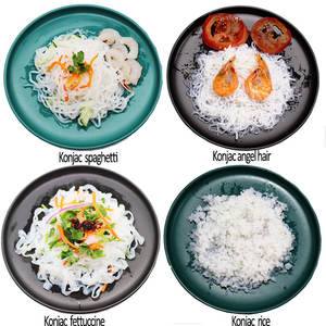 Essentiel pour la perte de poids Nouilles de konjac pures 0 gras Faible teneur en calories Repas de remplacement instantané spécial Nouilles de konjac shirataki - Product Image 4