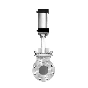 Vanne à opercule pneumatique PZ673H en acier inoxydable 304 avec insert de joint rigide, raccord à bride, certifiée CE - Product Image 4