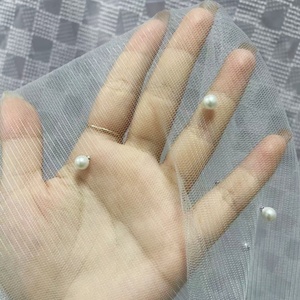 Commercio all'ingrosso Erkoumi di alta qualità con finiture in pizzo ricamato bordo di perline per tende da tavolo Runner decorazioni per la casa e pizzo indumenti da cucire - Product Image 2