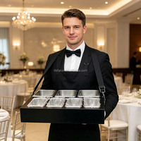 Plateau à Tiramisu Portable pour Événements, Mariages et Banquets – Présentoir à Gâteaux et Boîte à Cannoli à Porter à l'Épaule