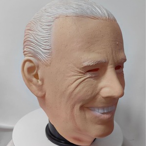 Máscara Facial de Látex de Halloween, Personaje Estadounidense Biden, Divertida, para Adultos, Accesorio de Cosplay, Talla Única, Color Piel - Product Image 2