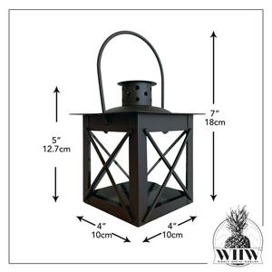 Farol Decorativo de Metal y Vidrio Hecho a Mano, Diseño Moderno y Duradero, para Cumpleaños, Pascua, Bodas, Última Llegada - Product Image 2