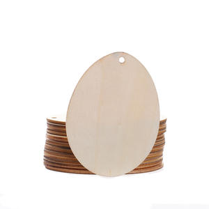 Décoration en bois découpée au laser sur mesure en gros, silhouettes d'animaux, œufs de Pâques, lapin, décoration suspendue pour la remise des diplômes, 10 pièces/sac - Product Image 5