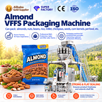 Machine d'emballage automatique multifonctionnelle verticale pour amandes 200g 500g