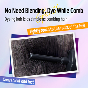 Tinte para el <span class=keywords><strong>Cabello</strong></span> Mokeru en Crema, Sin Amoníaco, a Base de Hierbas Naturales, Color Negro Marrón Oscuro Permanente para Todo Tipo de <span class=keywords><strong>Cabello</strong></span>, con Peine - Product Image 6