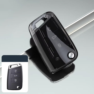 Étui pour clé de voiture Volkswagen Tiguan L, TPU, Business Wind, nouveau Sagitar <span class=keywords><strong>Golf</strong></span> 7 Lavida Plus Lingdu Bora, boucle de sac, femme - Product Image 1