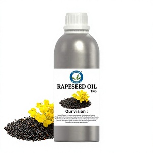 น้ำมันเรพซีด Katyani Exports ขนาด 1 กก. น้ำมันธรรมชาติจากพืช Brassica Napus สกัดเย็น - สำหรับนวดและผสมกับน้ำมันหอมระเหย - Product Image 1