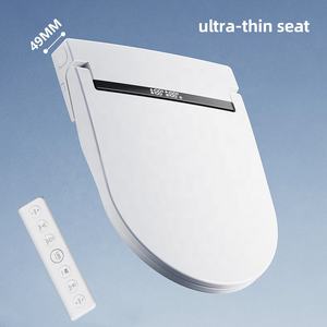 Asiento de inodoro inteligente con tapa de apertura/cierre automático, bidé calefactado y asiento de inodoro automático - Product Image 1