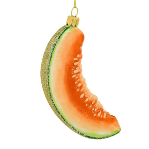 Ustom-adornos de vidrio soplado para árbol de Navidad, minifruta pintada a mano de melocotón, venta al por mayor - Product Image 2