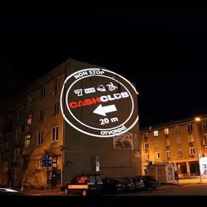 वाटरप्रूफ फ्री डिजाइन रिमोट कंट्रोल गोबो प्रोजेक्टर 4 लोगो स्विचिंग प्रोड्यूसर 100w - Product Image 1