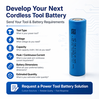 Batería Molicel INR-21700-M65A de 6500mAh y 26A de Alta Potencia para Paquete de Baterías de Herramientas Eléctricas Inalámbricas OEM