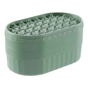 Plastic Ice <b>Cube</b> Trays with Lid & Container, Easy Press to Release Ice,Ice <b>Cube</b> Trays for Freezer with 2 Trays Silicone Bottom - Product Image 6