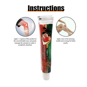 グラム/ピーススコーピオンエキス鎮痛クリーム鎮痛剤筋肉痛頸椎坐骨神経痛鎮痛剤ボックスなし - Product Image 3