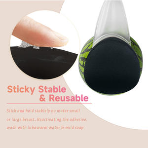 Coussinets adhésifs invisibles réutilisables pour le soutien-gorge, cache-tétons, coussinets adhésifs pour les tétons, cache-tétons pour gros seins - Product Image 3