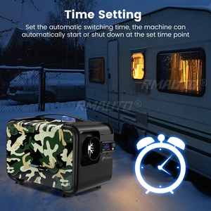 Calentador de Aire Diésel Hcalory Camuflaje Todo en Uno 5-8KW 12V con Monitor LCD para Coche y Camión - Product Image 4