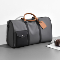 Sac de voyage élégant pour homme, durable, imperméable, avec fermeture à glissière, grande capacité, sac de sport de luxe pour les voyages d'affaires