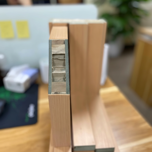 ประตูภายในรังผึ้งแกนกระดาษ MDF เกรดโครงการดีไซน์ทันสมัยสำหรับอาคารพาณิชย์และที่อยู่อาศัย - Product Image 1