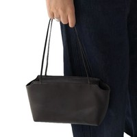 Sac à bandoulière minimaliste en cuir véritable de vachette, conçu sur mesure par l'usine OEM ODM, avec fermeture éclair, pour femmes