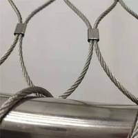 Grillage en fil d'acier inoxydable flexible à haute résistance pour volière, maille simple déployée, gabion, clôture en fil métallique avec service de découpe