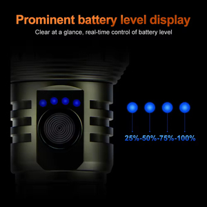 ไฟฉายแรงสูง 20 วัตต์ รุ่นใหม่ ปี 2026 ระยะไกล ปรับซูมได้ ชาร์จซ้ำได้ พกพาสะดวก ไฟฉาย LED แบบยุทธวิธี - Product Image 5