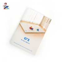 Impression de livres écologiques personnalisés pour manuels de jouets pour enfants, reliure à cheval, couleur pleine, couverture souple, logo personnalisé, certifié FSC