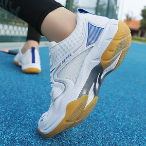 Chaussures de sport légères et respirantes en maille pour hommes, antidérapantes, pour l'entraînement au badminton et au tennis, été - Product Image 3