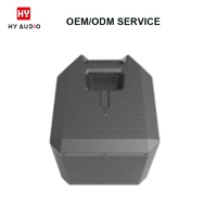 HY AUDIO Caja de Altavoz Vacía de Plástico de Alta Calidad de 12 y 15 Pulgadas, Caja de Altavoz Vacía Tipo Columna en Color Negro, Gran Venta