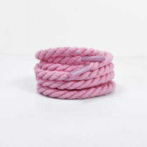 Lacets en corde tressée ronds de 6 mm de largeur pour chaussures décontractées - Lacets en coton polyester épais vendus par paires - Product Image 6