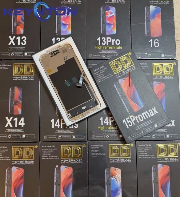 DD Soft OLED LCD Display for iPhone 12 Pro 13 13 Pro 14 Pro 15 Pro LCD Touch Screen Digitizer LCD Soft OLED for iPhone DD Screen