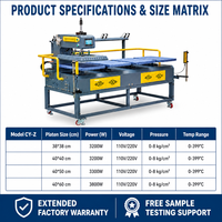 Machine de presse à chaud entièrement automatique à quatre postes pour l'impression par sublimation et le transfert thermique pour usine de confection