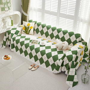 Housse de canapé anti-rayures Chenille de style frais Housses de coussin tout compris pour canapé sectionnel Caractéristique lavable - Product Image 1