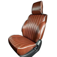 Housses de siège rétro en cuir ciré pour Suzuki Jimny JB74, ensemble complet personnalisé 4 places, accessoires intérieurs de voiture
