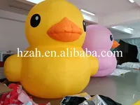 Canard gonflable géant pour la décoration publicitaire extérieure