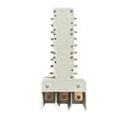 Barfuse 42W/48W/54W/60W/66W Barre omnibus en cuivre en forme d'arête de poisson pour montage de disjoncteurs miniatures (MCB) dans une boîte de distribution