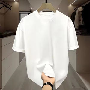 เสื้อยืดคอกลมสำหรับผู้ชายพิมพ์ลายน่ารักแขนสั้นผ้าโพลีเอสเตอร์/ ผ้าฝ้ายถัก180กรัมมีลวดลาย - Product Image 2