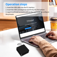 Codificador de Tarjetas USB E5 TTLOCK NFC 13.56M M1 Lector de Tarjetas IC Chip RFID Escáner USB TTHOTEL TT Sistema de Alquiler Software para Hoteles