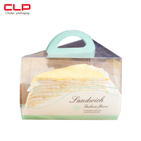 Boîte d'emballage transparente pour bonbons aux pommes, personnalisée